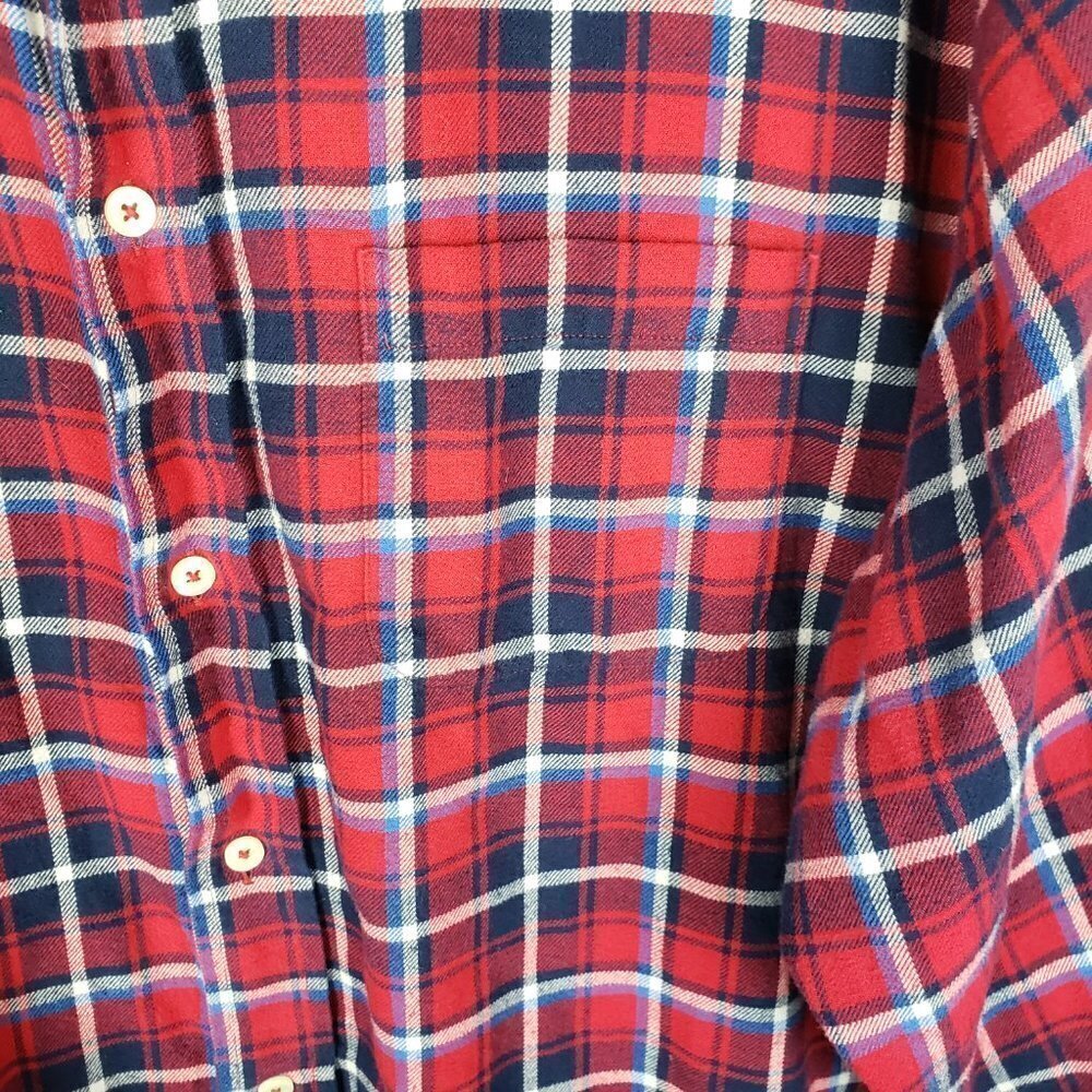 Brooks Brothers 346 Original Polo Red Plaid Flannel Button Up Shirt Size XL - Picture 6 of 6